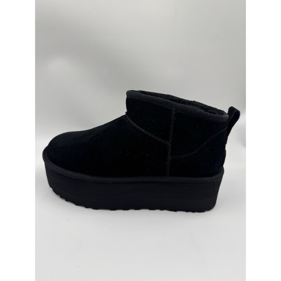 UGG Classic Ultra Mini Platform Women's Ankle Boots - Color Black Size 8 New - Picture 12 of 16